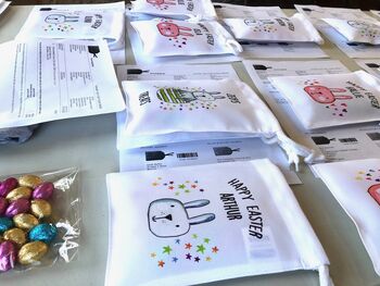Easter Treats In Personalised Bunny Gift Bag, 2 of 4