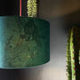Lithium Deadly Night Shade Lampshade In Teal, thumbnail 3 of 9