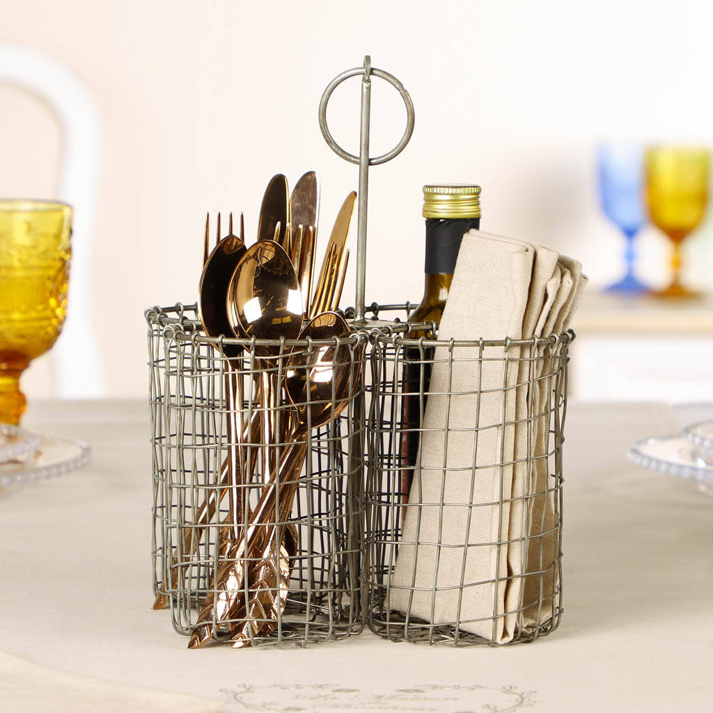 Four Section Kitchen Utensil Storage Caddy By Dibor