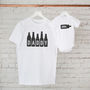 Personalised Beer Bottle T Shirt Set, thumbnail 1 of 1
