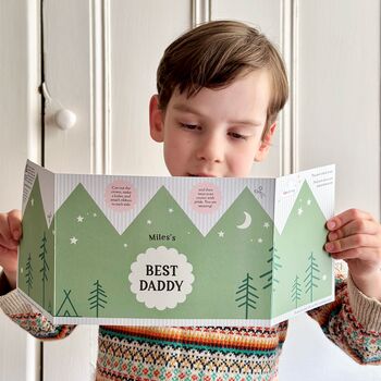 Personalised Best Daddy Adventure Crown For Father's Day, 2 of 12