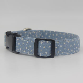 Light Blue Star Dog Collar And Lead Accessories Set, 4 of 12