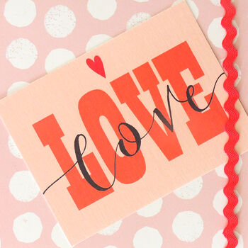 Love Mini Card, 5 of 5