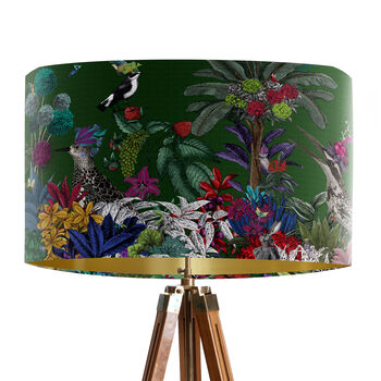 Glorious Plumes Lampshade Green, Multiple Cols Avail, 4 of 10