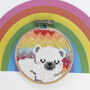 Polar Bear Cub Mini Cross Stitch Kit, thumbnail 2 of 9