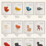 Furniture Illustration Print Eames Lounge Chair, thumbnail 3 of 5