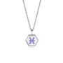 Pisces Zodiac Glowing Pendant Necklace With Uv Keyring Torch, thumbnail 8 of 12
