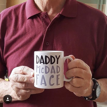 Daddy Mc Dad Face Mug, 3 of 4