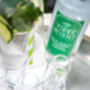 Wild Mint And Cucumber Vodka Liqueur And Shot Glass Set, thumbnail 3 of 7