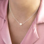 Floating Pearl Necklace, thumbnail 1 of 8