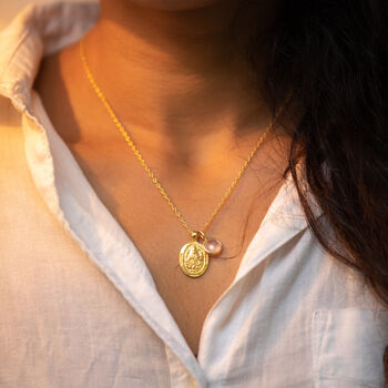 Goddess Of Abundance Gold Vermeil Necklace, 2 of 6