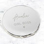 Personalised Heart Motif Compact Mirror, thumbnail 2 of 8
