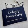 Father's Day Personalised Favourites Travel Storage Bag, thumbnail 1 of 4