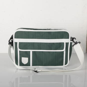 Retro Style Messenger Bicycle Pannier Bag, 5 of 11