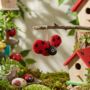Handmade Felt Lottie Ladybird Hanging Decoration, thumbnail 1 of 7