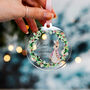 Babys First Christmas Personalised Acrylic Tree Bauble, thumbnail 9 of 11