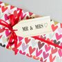 Mr And Mrs Gift Tag ~ Wooden, Handmade, thumbnail 1 of 4