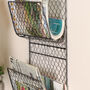 Contemporary Three Compartment Magazine Rack, thumbnail 6 of 7