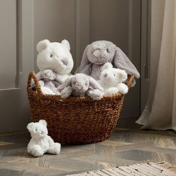 Large Soft Grey Bunny Rabbit Plush, 4 of 4