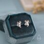 Sterling Silver Tiny Cute Axolotl Stud Earrings, thumbnail 2 of 11