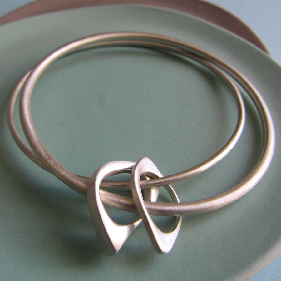 You And Me To Infinity Double Bangle, 1 of 3