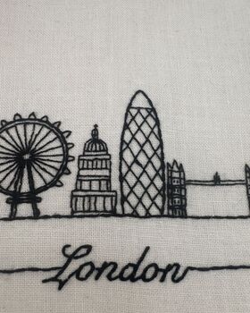 London Skyline Beginners Embroidery Kit, 9 of 11