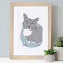 Personalised Hand Drawn Cat Sketch, thumbnail 9 of 10