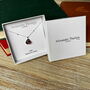Red Rose Flower Necklace, thumbnail 2 of 4