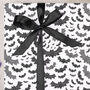 Three Sheets Of Spooky Bats Wrapping Paper, thumbnail 2 of 2