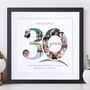 Personalised Pearl Wedding Anniversary Collage, thumbnail 1 of 11
