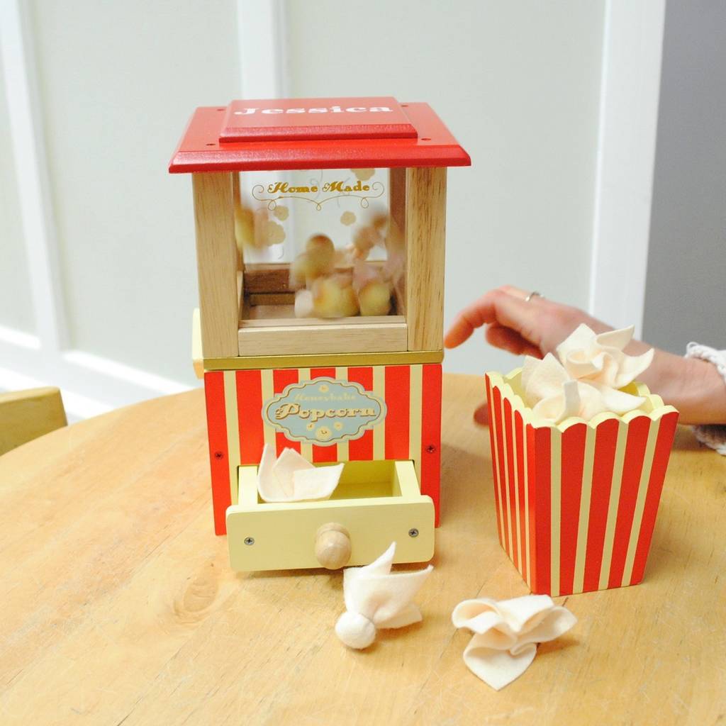 My First Wooden Popcorn Machine By Harmony at Home Boutique ...