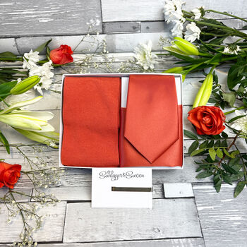 Sienna Wedding Tie Set, 9 of 10