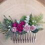 Bright And Light Pink Flower Hair Comb, thumbnail 6 of 6