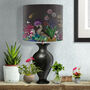 Glorious Plumes Lampshade Charcoal, Multiple Cols Avail, thumbnail 3 of 9