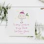 Merry Christmas To My Fiancée Personalised Card C, thumbnail 1 of 3
