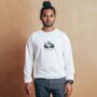 'Adventure Awaits' Retro Graphic Sweatshirt Unisex, thumbnail 2 of 5