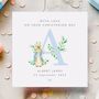 Personalised Peter Rabbit Baptism Card, thumbnail 2 of 4