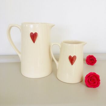 Hand Painted Love Heart Jug, 4 of 5