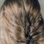 Crystal Or Freshwater Pearl Plait Hair Vine Celine 'Y', thumbnail 12 of 12