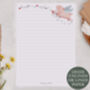 A5 Letter Writing Paper With Cupid Pig Design, thumbnail 1 of 5