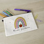 Rainbow Teachers Personalised Pencil Case, thumbnail 3 of 5