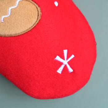 Personalised Christmas Gingerbread Man Stocking, 3 of 4