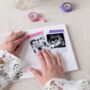 Blue Personalised 'Hello World' Bump To Birth Journal, thumbnail 4 of 6