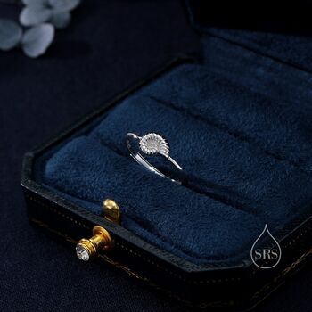 Sterling Silver Cute Little Ammonite Ring, 4 of 12