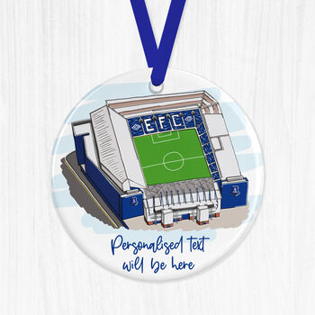 Personalised Everton Fc Ornament, 2 of 4