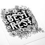 'Do Your Best Forget The Rest' Hand Lettered Print, thumbnail 5 of 8