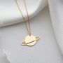 Celestial Saturn Planet Necklace, thumbnail 5 of 10