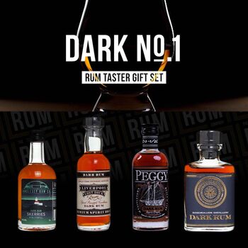 Dark Rum Taster Set Gift Box One, 3 of 4