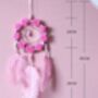 Rose Pink Dainty Dream Catcher, thumbnail 8 of 9