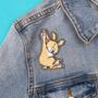 Percy The Park Keeper Rabbit Character Sew On Patch, thumbnail 2 of 2